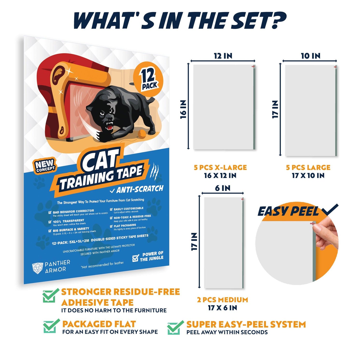 Cat Training Tapes - Panther Armor