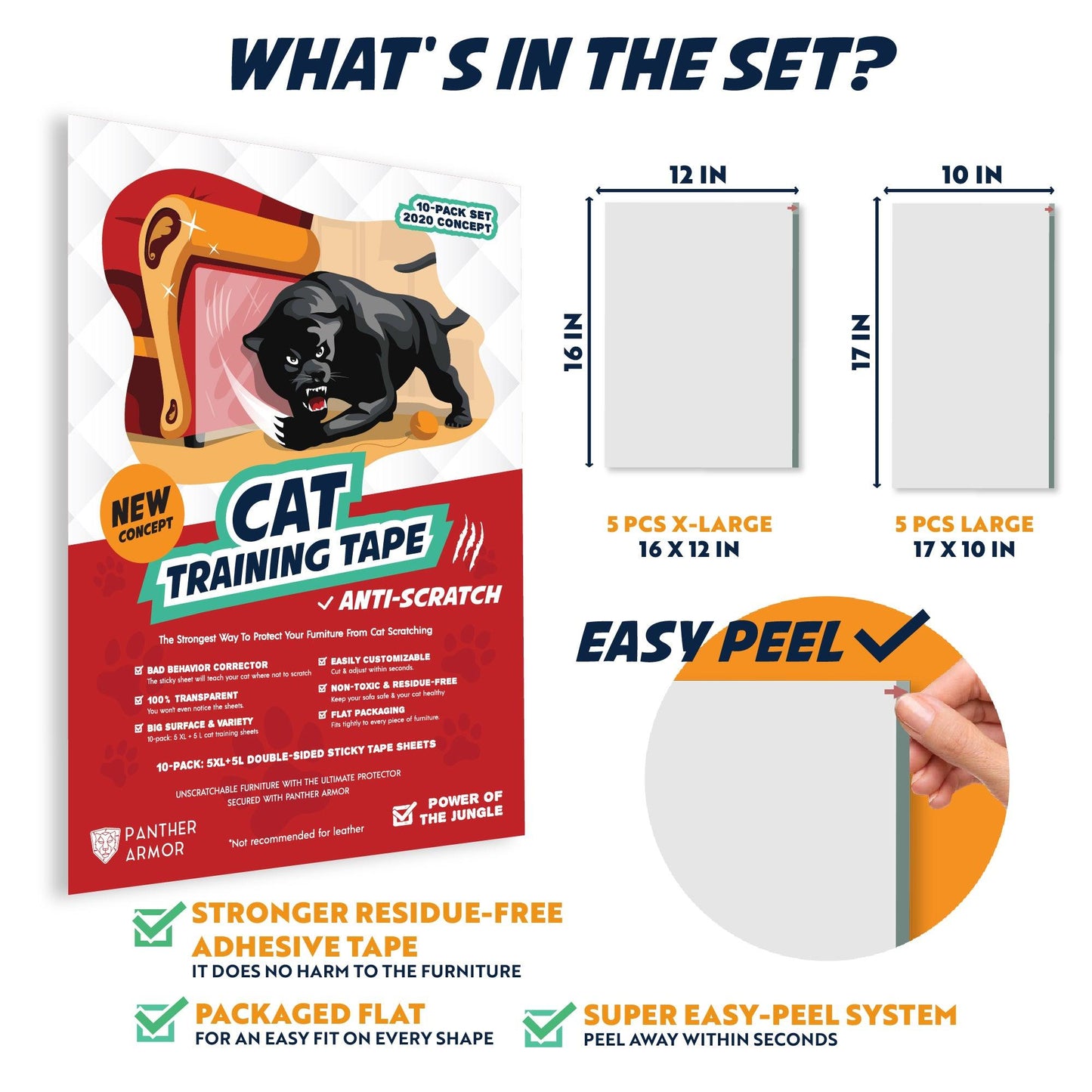 Cat Training Tapes - Panther Armor