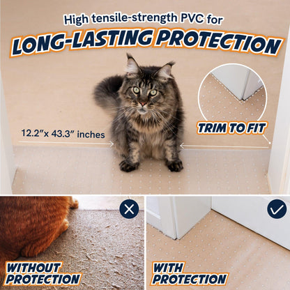 Scratch-Proof Carpet Protector for Doorways - Panther Armor