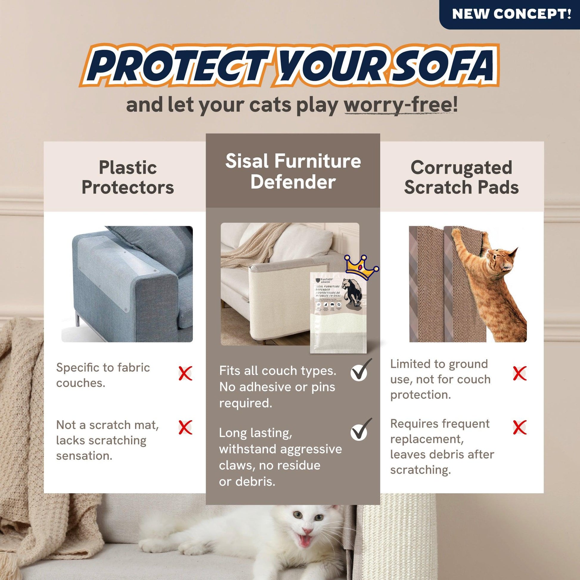 sisal fabric Sisal Mat Anti Scratch Mat Couch Corner Cat Scratcher