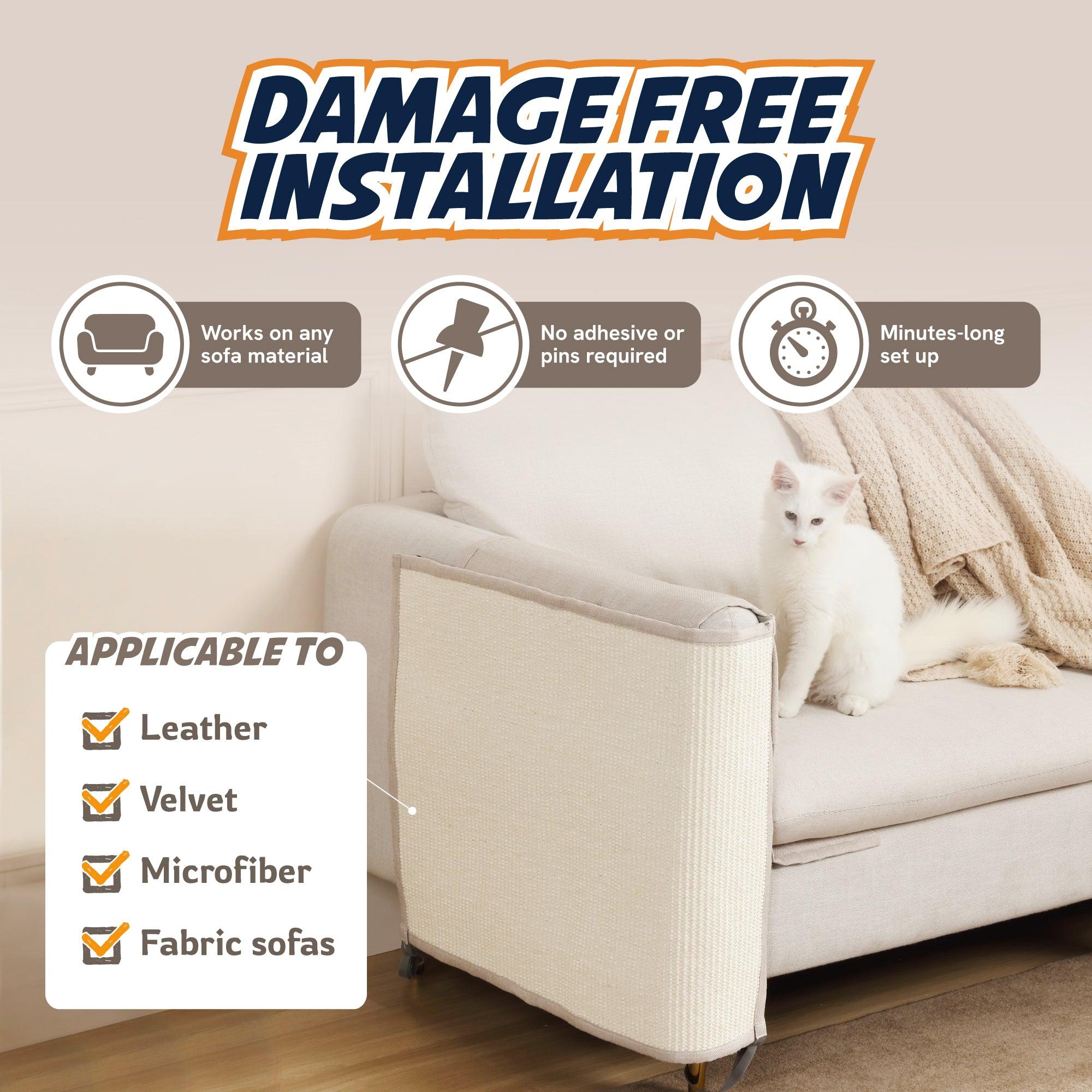 Scratch Protection Mats Sisal Scratch Mats for Couch – Panther Armor